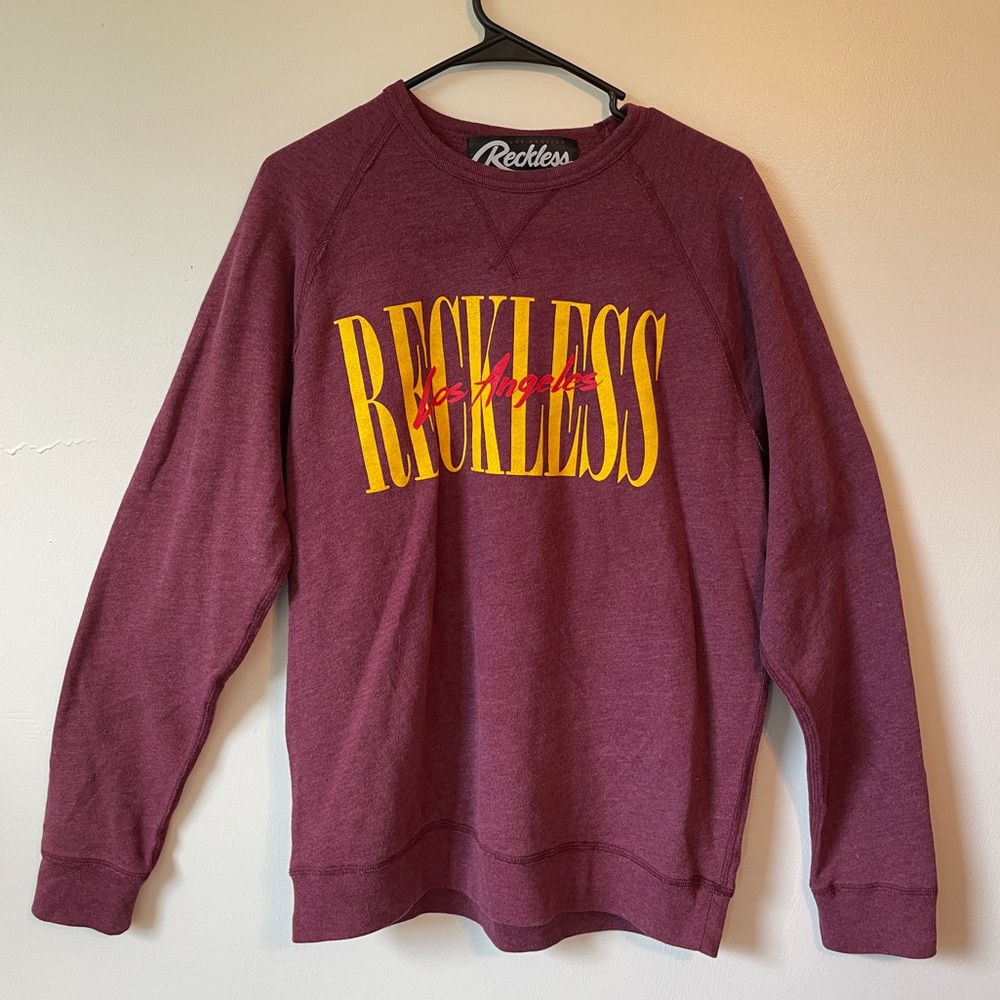 Reckless Mens Crew Neck Sweatshirt